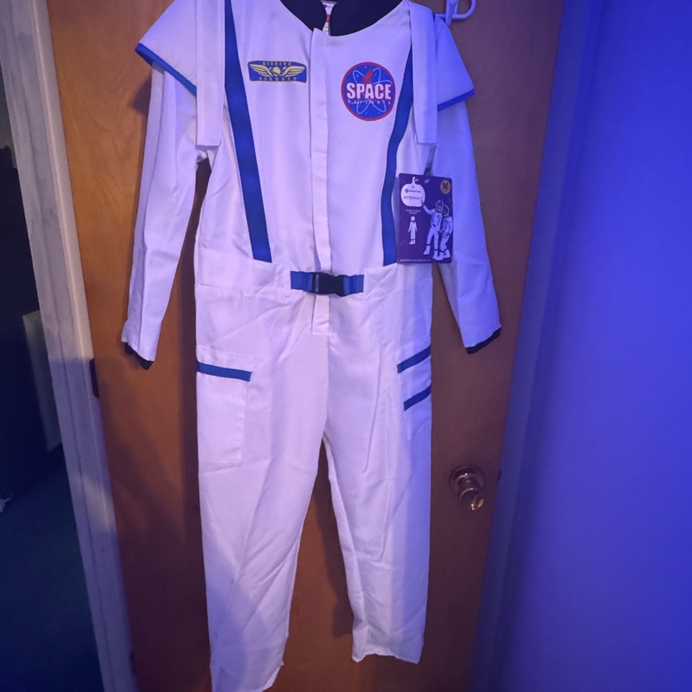 Kids Astronaut Costume - White and Blue